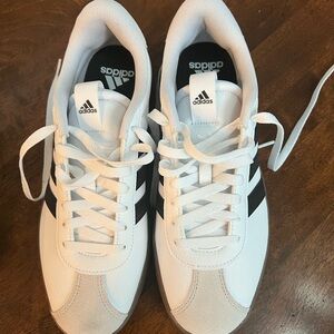 adidas White and Black Athletic Shoes